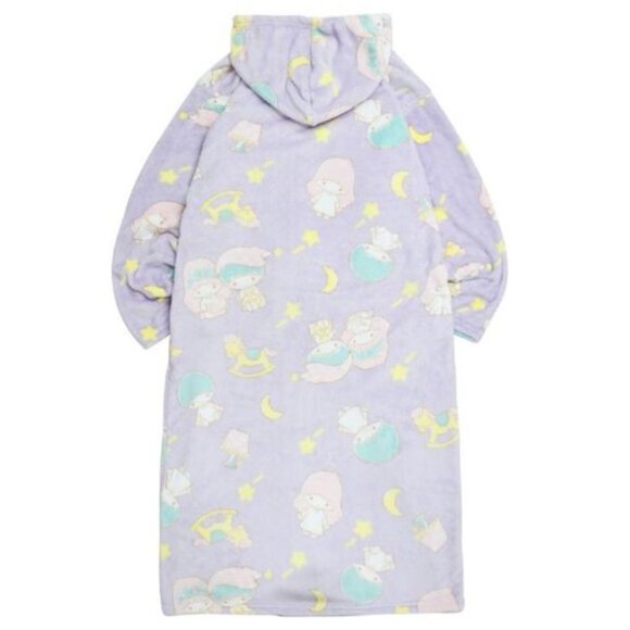 Sanrio Little Twin Stars Dream Plush Blanket Hoodie - Picture 2 of 3